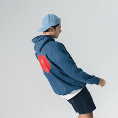 Satin Lined Baseball Cap (Blue)