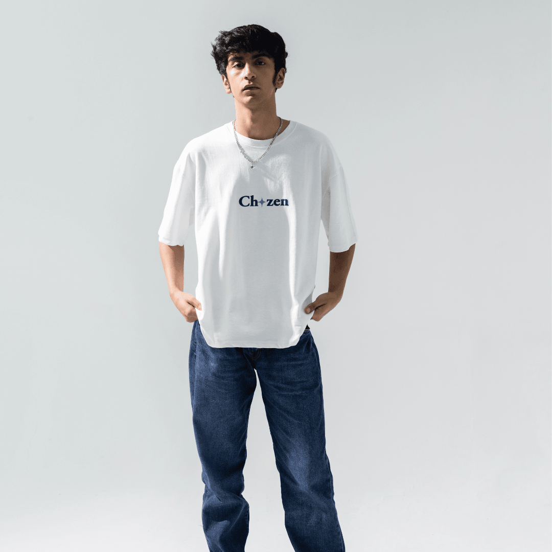 Star Patch Denim T-shirt - Chozen