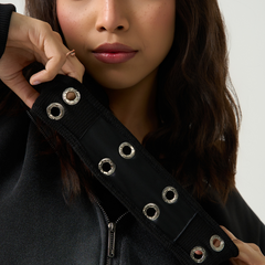 Satin Lined Eyelet Headband