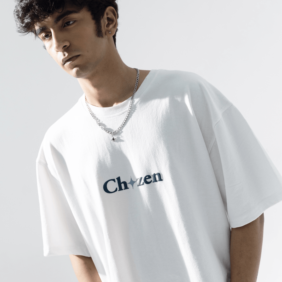 Star Patch Denim T-shirt - Chozen