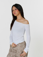 Aura off-shoulder top