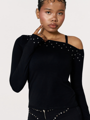 Aura off-shoulder top