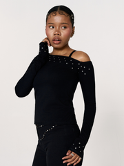 Aura off-shoulder top