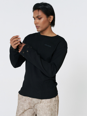 Pulse ribbed long sleeve