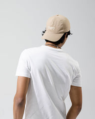 Satin lined Baseball Cap (Beige)