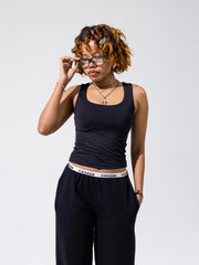 Waistband Joggers (Black)