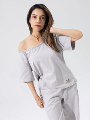 Off Shoulder Beaded Top