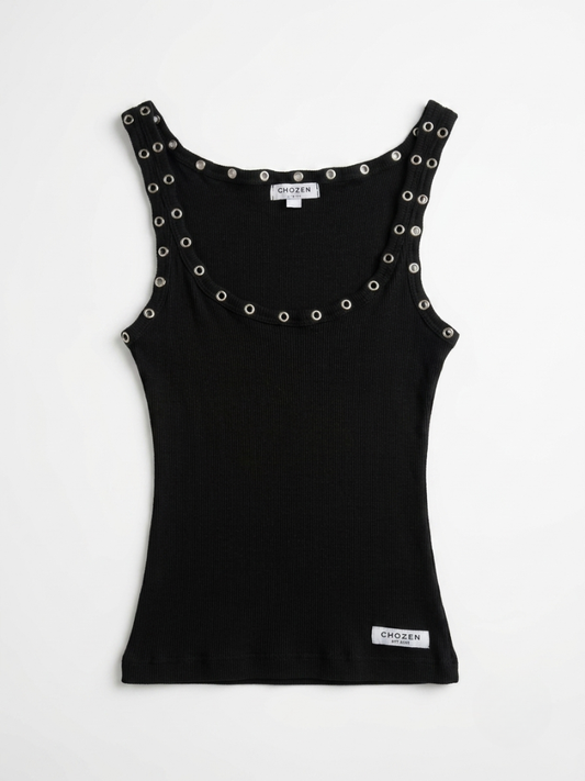 Eyespy Eyelet Tank (Scoop Neck)