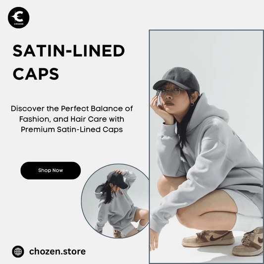 Discover the Perfect Balance of Fashion, and Hair Care with Premium Satin-Lined Caps