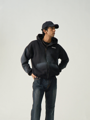 At Home Black Satin Cap