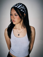 Satin Zebra Headband