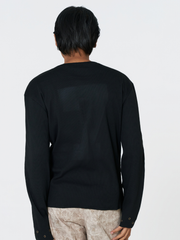 Pulse ribbed long sleeve