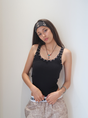 Eyespy Eyelet Tank (Scoop Neck)